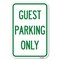 Signmission Guest Parking Only Heavy-Gauge Aluminum Sign, 12" x 18", A-1218-23929 A-1218-23929 - alternate 1